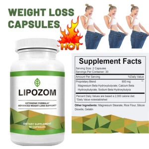 Stripp Fat Burner Weight Loss Diet Pills Max Strength Capsules Vegan x 60 H A5R9 - Bild 1 von 12