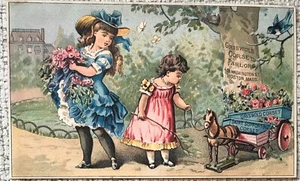 TARJETA COMERCIAL GRISWOLD'S CORSET PARLORS BOSTON, MA VICTORIANA AÑOS 1880 - Imagen 1 de 2
