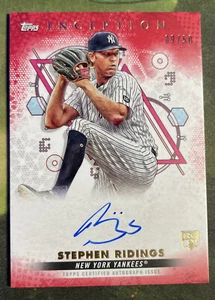 Stephen Ridings - 2022 Topps Inception Rookie Autograph Red /50 - Yankees - Picture 1 of 3