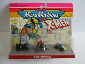 The Original Micro Machines Marvel X-Men 1993 Blackbird/ Helecarrier/ TrackerNEW - Picture 1 of 4