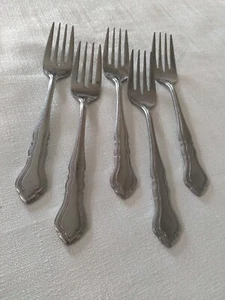 The Cellar Stainless Japan Flatware 5 Salad Forks  - Picture 1 of 11