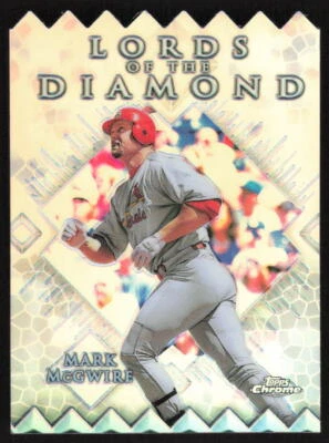 1999 Topps Chrome Lords of the Diamond Refractors Mark McGwire STL Cardinals - Image 1 of 2