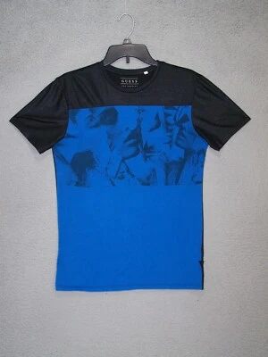 Camisa GUESS Mujer Extra Pequeña Negra Azul Manga Corta Diseñador T Clásica Damas Foto 1 de 4