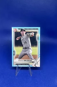 2021 Bowman Prospect Andrew Dalquist Sky Blue Parallel SP /499 White Sox - Picture 1 of 2