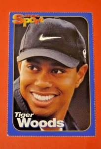 Cartolina da collezione Bravo Sport 2001 - Golf Tiger Woods USA German Sport Card - Foto 1 di 2