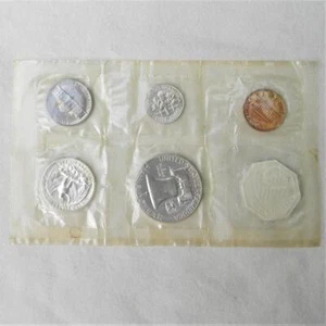 USA 1963-P 5-coin set with 90% silver; sealed Uncirculated in original packaging - Picture 1 of 4