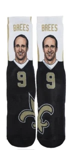 New Orleans Saints Drew Brees Youth’s Socks by NFL Teams Apparel Sz 13, 1-3 NWT - Picture 1 of 12
