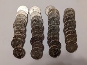 Roll of 40 Quarters - Washington Crossing the Delaware - 2021 P&D - Circulated - Picture 1 of 4