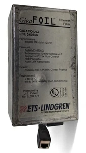 Filtre Ethernet GIGAFOIL V3 260366 GIGAFOILV3 100dB 10KHz 101001000-Base-T - Bild 1 von 3