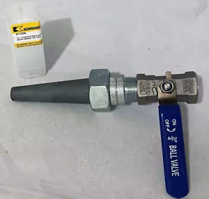 Assemblaggio ugello sabbiatrice + carburo Kennametal TC1: (varie dimensioni) punta ugello - Foto 1 di 7