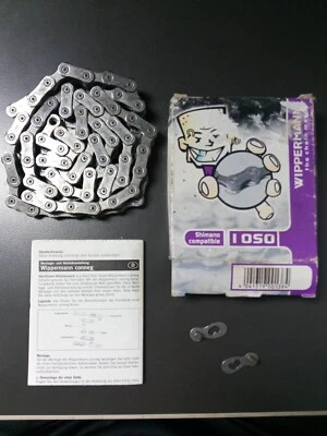 Vintage Bicycle Chain - Wippermann Chain Connex 10S0 - 6.1mm - 10-Speed - 128L - Image 1 of 4