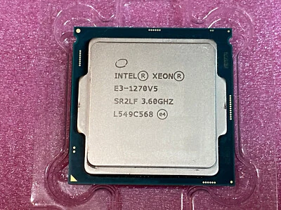 Intel Xeon E3-1270 v5 3.6GHz Quad-Core CPU LGA1151 * Skylake * Used Foto 1 de 4