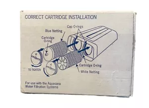Aquasana AQ-4025 Dual Cartridge Water Filter Replacements NEW Sealed MADE IN USA - Picture 1 of 6