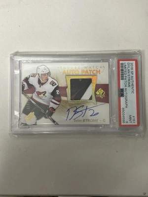 2016-17 SP Authentic Dylan Strome Rookie RC AUTO Future Watch Patch /100 - Image 1 of 2