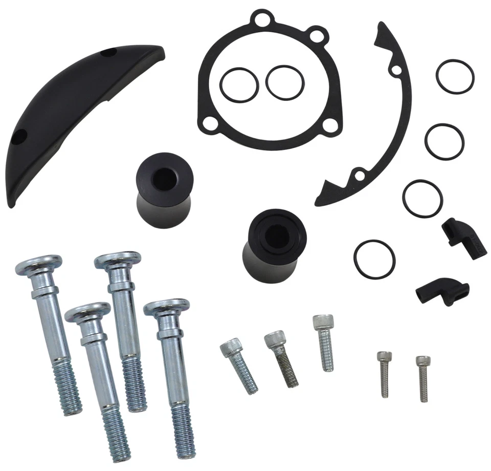 Kit de herrajes Arlen Ness negro para invertido/método/desgarro transparente/patada lateral (602-002) Foto 1 de 2