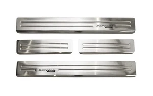 para Opel Astra Sedán J (P10) 4D 2012-2018 Molduras de umbral Plateado Cepillado - Imagen 1 de 5