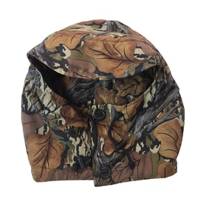 Mossy Oak Vintage Full Foliage Camo Hunting Hood Mask Mens Large L - Picture 1 of 6