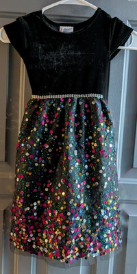 Christmas Holiday Occasion Dress  With Sparkels Size 6X  NEW - Image 1 of 4