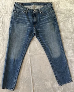 Abercrombie & Fitch Jeans Mens Size 32x34 Langdon Slim Fit 90's Stretch Selvedge - Picture 1 of 19