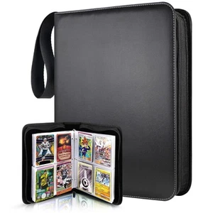 400 Pockets Card Binder Carrying Holder Compatible with Trading Cards Binder,... - Picture 1 of 7