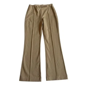 Everlane Tan Stretch Pointe Pants Flare Front Pleat Pull-On Size Small Women's - Picture 1 of 10