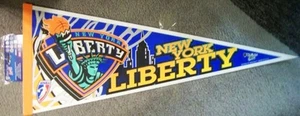 BANNER DE BALONCESTO WNBA EDICIÓN LIMITADA #2 CON LICENCIA NUEVA YORK LIBERTY BANNER NUEVO EN CAJA - Imagen 1 de 1