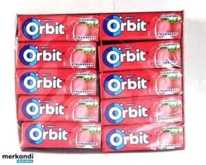 Goma de mascar Wrigley's Orbit fresa caja completa 30 x 14 g - Imagen 1 de 4