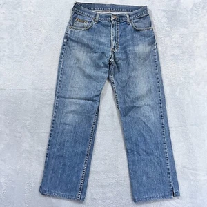 Maverick Clinton Jeans Men's 31x28.5* VTG Blue Cotton Straight Leg Light Wash - Picture 1 of 12