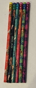 Disney Hannah Montana 6 Pencils Party Favors Collectibles NEW non-sharpened - Picture 1 of 6