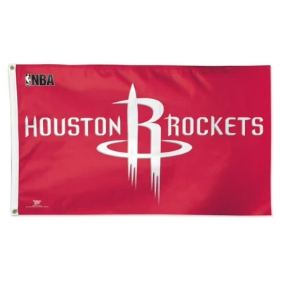 Houston Rockets NBA Flag 3' x 5' - Image 1 of 2
