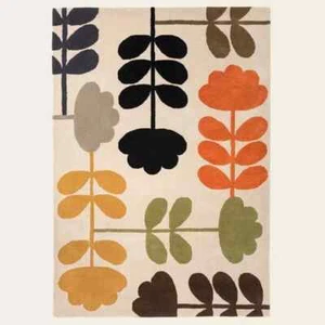 Hand tufted rugs colorful flowers in carpet for living home Decor.Area 6x9, 8x10 - Picture 1 of 4