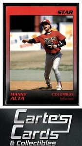Manny Acta 1989 Star Columbus Mudcats #1  Houston Astros