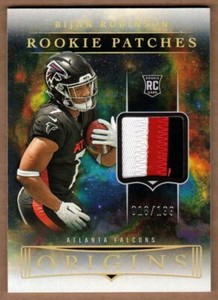 2023 PANINI ORIGINS ROOKIE PATCHES BIJAN ROBINSON #18/199