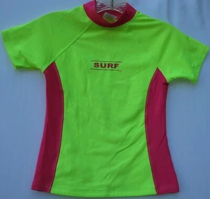 Lands' End short sleeve 100% polyester rash guard shirt kids size small 7/8 - Picture 1 of 1