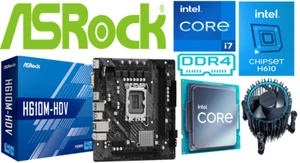 Intel Core i7 12700 + Asrock H610M-HDV Motherboard + 8GB DDR4 RAM Bundle - Picture 1 of 9