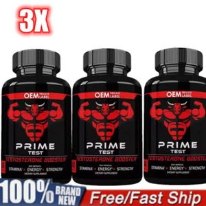 3X PRIME LABS TESTOSTERONE Booster Test Natural Stamina Endurance 60 Ca💯DE - Bild 1 von 13