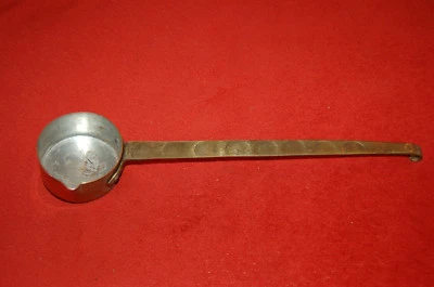 Ancienne grande louche en cuivre casserole de cheminée - décoration - cuisine - Photo 1/4