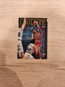 1997 Topps - MICHAEL JORDAN Clutchtime Rare Insert Chicago Bulls #CT1 - Picture 1 of 2