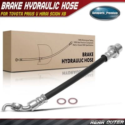 Mangueira hidráulica de freio externa traseira esquerda ou direita para Toyota Prius V Mirai Scion xB - Imagem 1 de 4