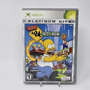 The Simpsons: Hit & Run (Original Xbox) Platinum Hits CIB COMPLETE & TESTED - Picture 1 of 3