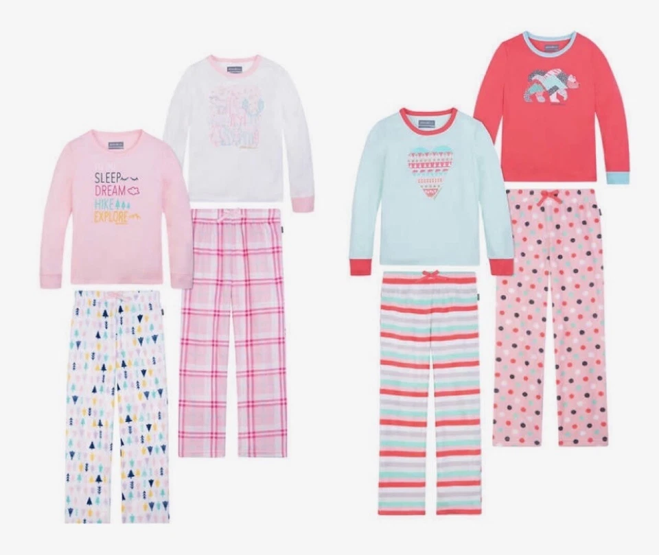 Eddie Bauer Juvenil 4 Piezas PJ Set Niñas Foto 1 de 1