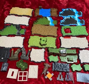 Mega Bloks Dragon Krystal Wars TERRAIN BASE PLATES Ice Grass Sand Water - Picture 1 of 13