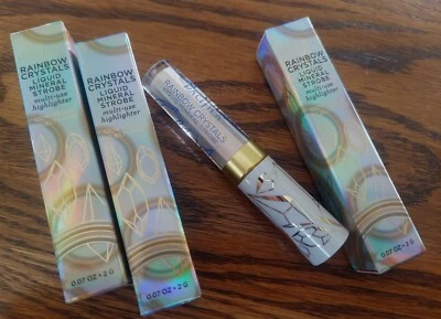 Paquete de 3 iluminadores estroboscópicos minerales líquidos cristales arco iris PACIFICA UNICORNIO .07 oz Foto 1 de 3