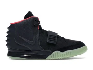 Size 12 - Nike Air Yeezy 2 Solar Red 508214-006 Glow - SAME DAY SHIPPING - Picture 1 of 7