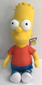 Muñeco de peluche Bart Simpson Nanco 2005 Los Simpson 16" 20th Century Fox nuevo con etiquetas - Imagen 1 de 9