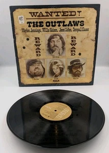 The Outlaws Wanted LP RCA 1976 APL1-1321 Waylon Jennings Willie Nelson, Colter - Picture 1 of 2