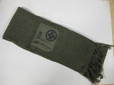 Patinetas abatibles - Bufanda verde militar 80" x 7" con bolsillo de escondite Penny Glifberg Saari Foto 1 de 3