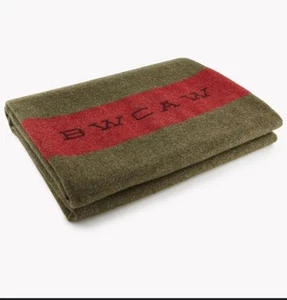 Faribault Woolen Mills Wool Blanket Cabin Camping Swiss Army BWCAW Full/Queen - Picture 1 of 7