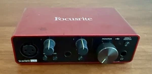 FOCUSRITE SCARLETT SOLO USB AUDIO INTERFACE GEN 3 TESTED WORKING - Picture 1 of 10