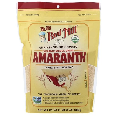 Amaranto orgánico, grano entero, 24 oz (680 g) Foto 1 de 2